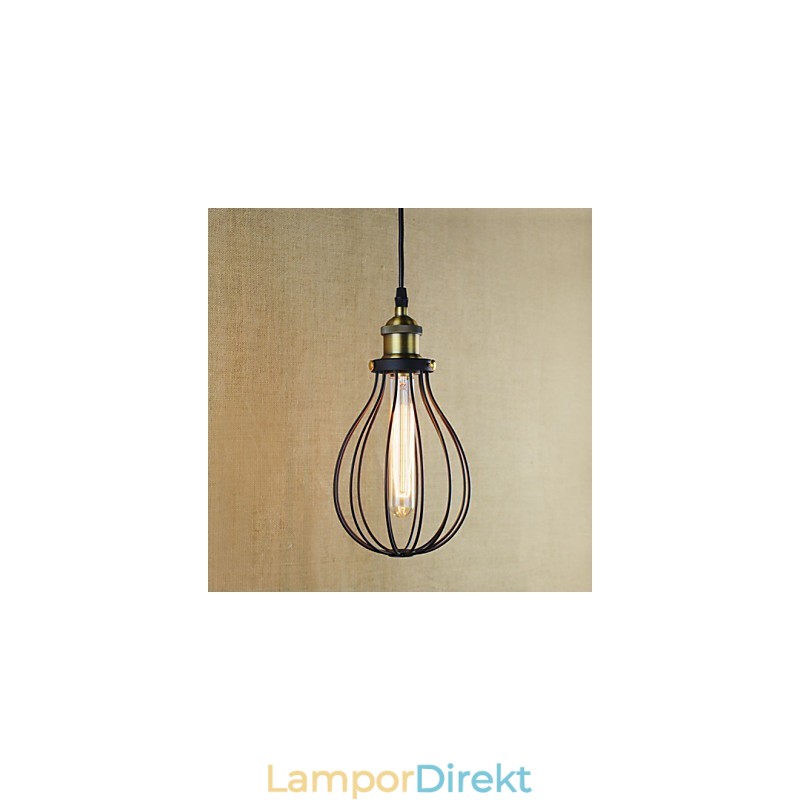 Pendellampor Rustic Lodge Vintage Retro Metal
