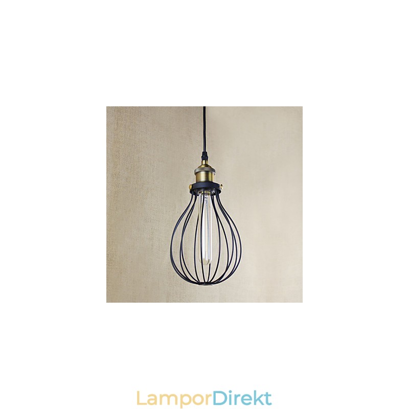 Pendellampor Rustic Lodge Vintage Retro Metal