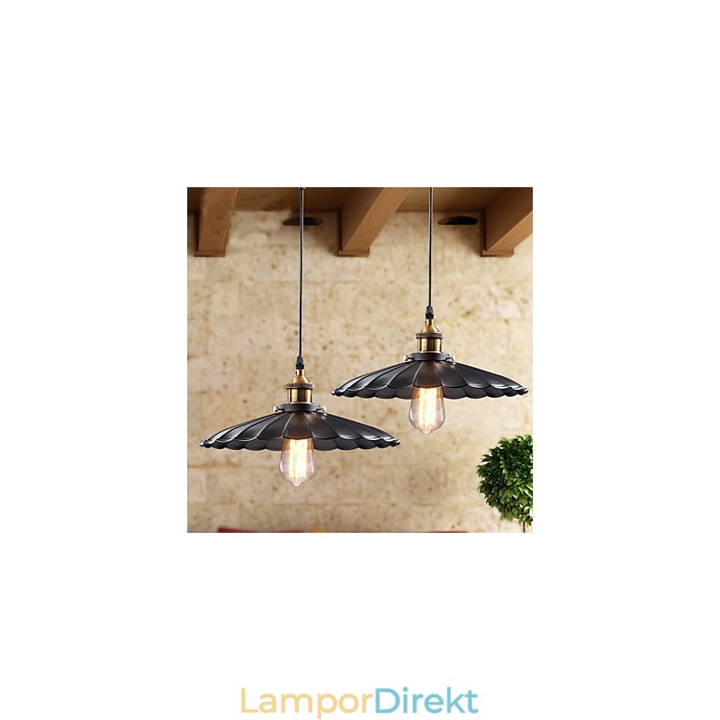 Retro Klassisk Europeisk Stil Taklampa Metal Art Droplight