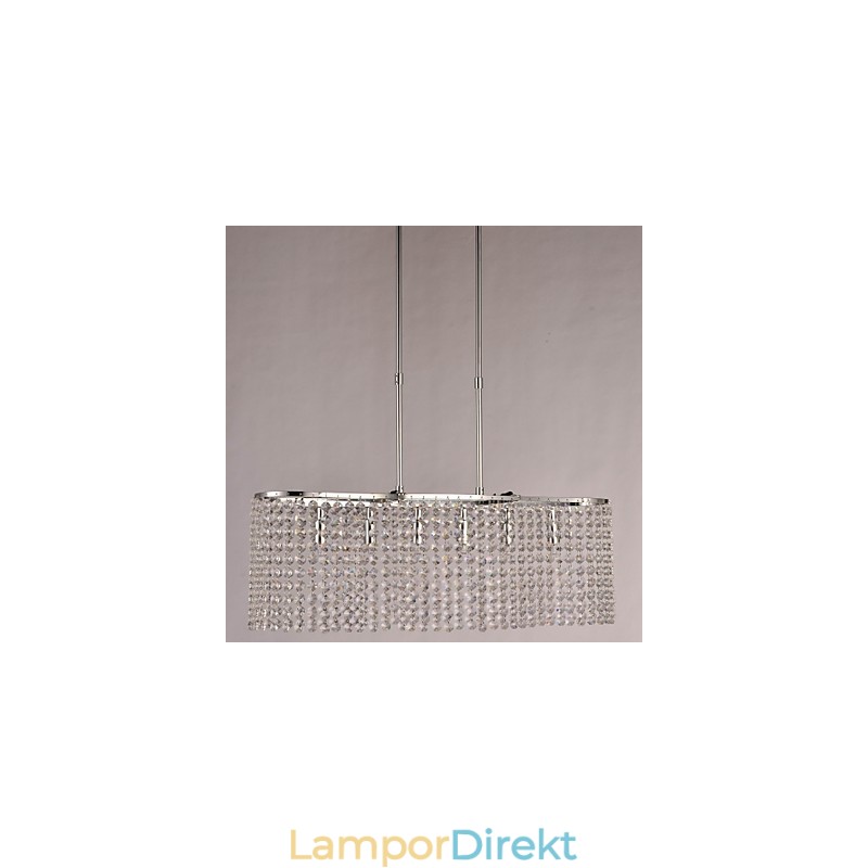 Modern Och Modern Kristall Galvaniserad Taklampa