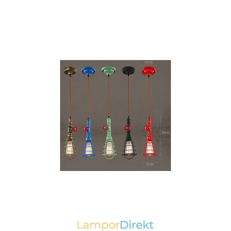 Pendellampor Traditionell Klassisk Vintage Retro Metall