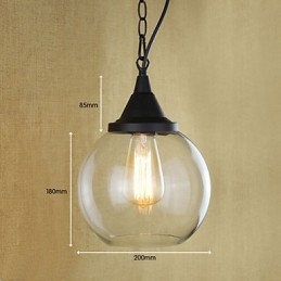 Pendellampor Traditionell Klassisk Vintage Retro Country Garage Metal