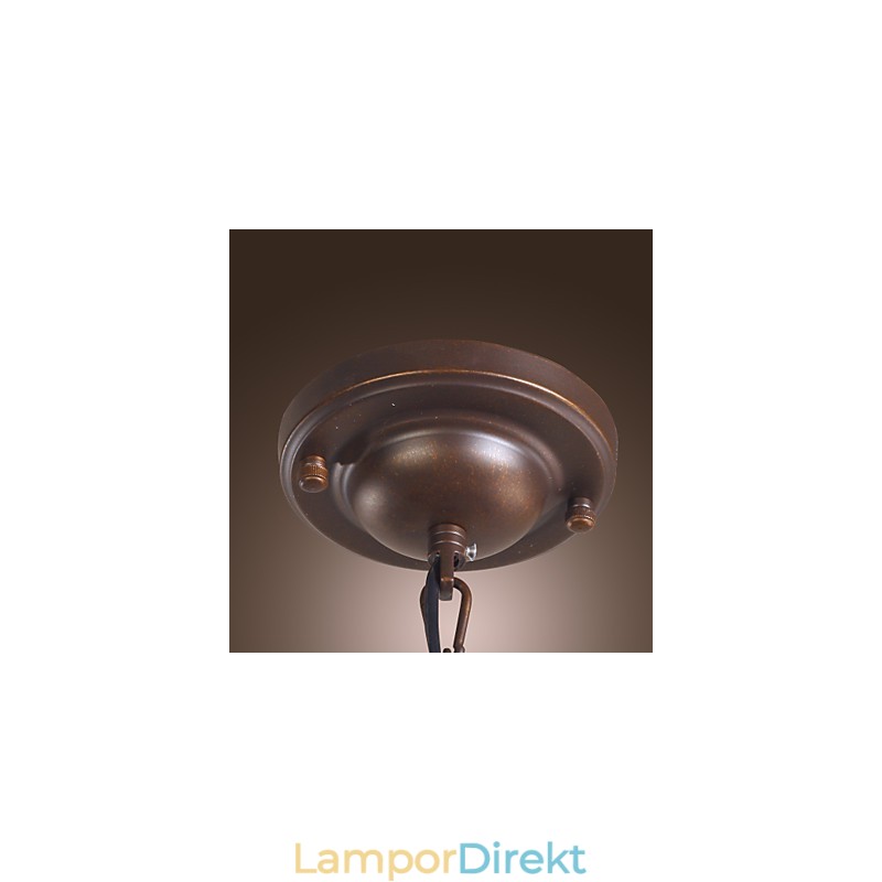 Traditionell Klassisk Vintage Lykta I Mini Stil Elektropläterad Hänglampa