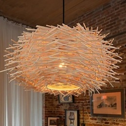 Ljuskrona Mini Style Lantern Trä Bambu