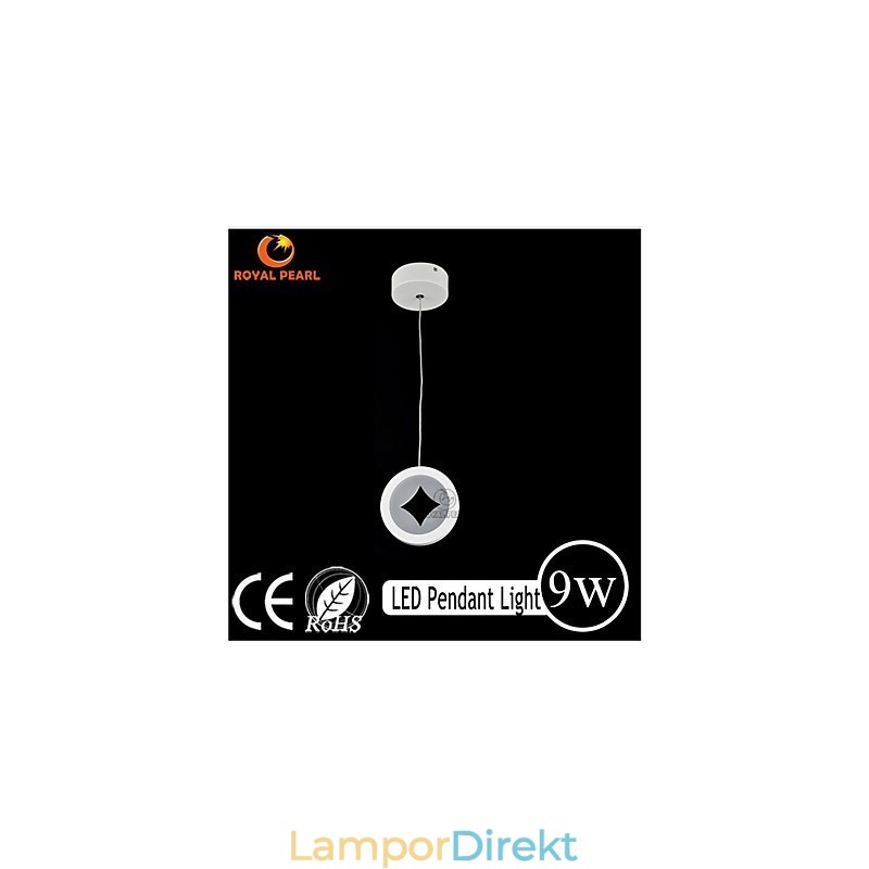 Akryl Delikat 9W Pendellampa