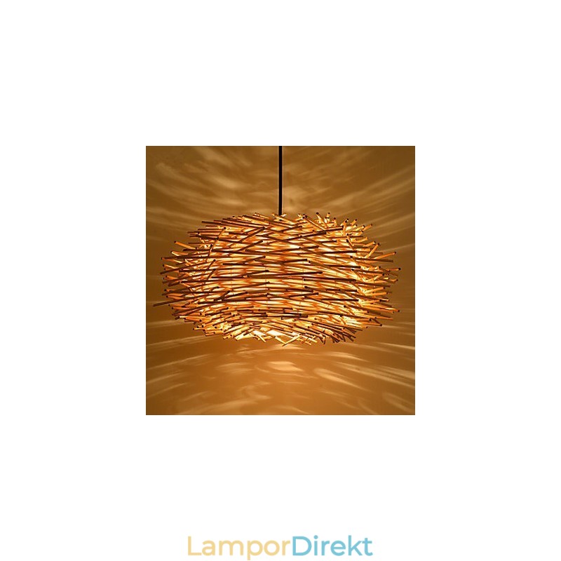 Ljuskrona Mini Style Lantern Trä Bambu