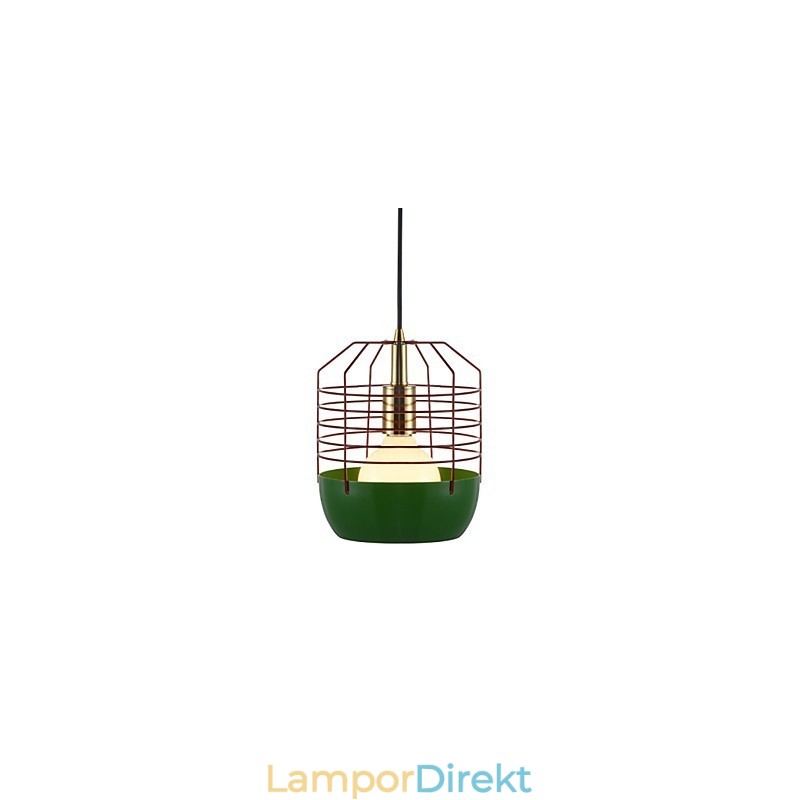 Mini Artistic Spider Web Pendellampa 1 Ljus Mordern Enkelhet Finish Svart Vit Grön Röd Kolstål Droplight