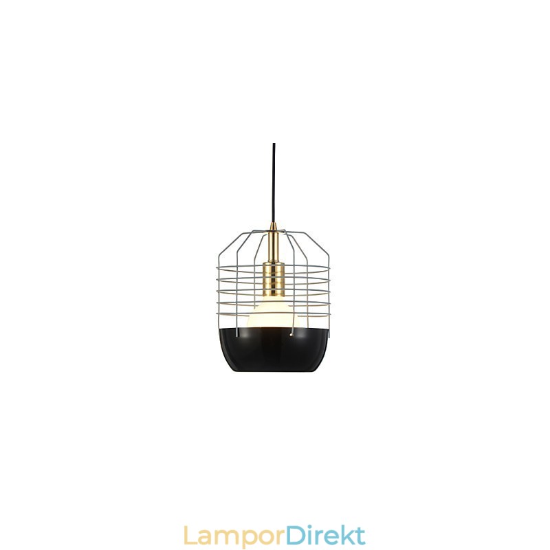 Mini Artistic Spider Web Pendellampa 1 Ljus Mordern Enkelhet Finish Svart Vit Grön Röd Kolstål Droplight