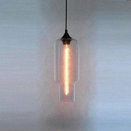 Modernt Glas Taklampa I Brun Bubbeldesign