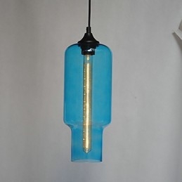Modernt Glas Taklampa I Brun Bubbeldesign