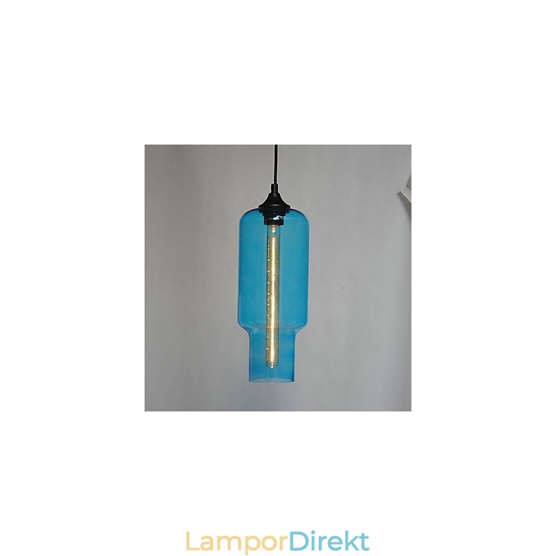 Modernt Glas Taklampa I Brun Bubbeldesign