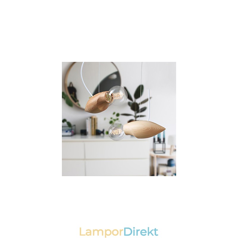 Konstnärlig Individualitet Kreativ Kontrakterad Återställande Gamla Sätt Av Trä Bin Droplight Lampa