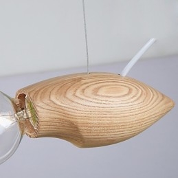 Konstnärlig Individualitet Kreativ Kontrakterad Återställande Gamla Sätt Av Trä Bin Droplight Lampa