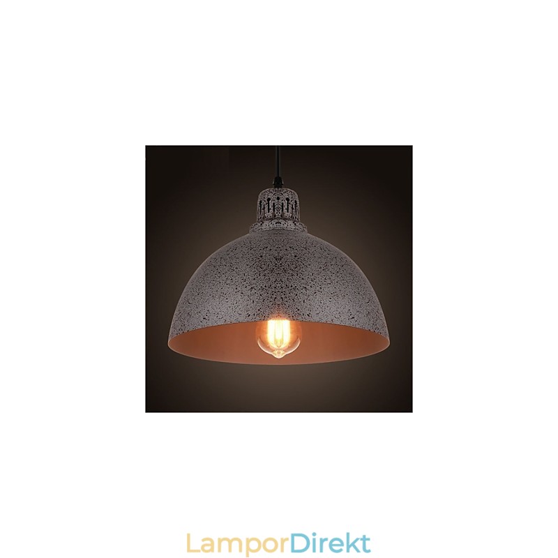 Vintage Metal Dot Pendellampa Med Ett Ljus
