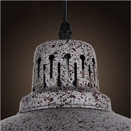 Vintage Metal Dot Pendellampa Med Ett Ljus