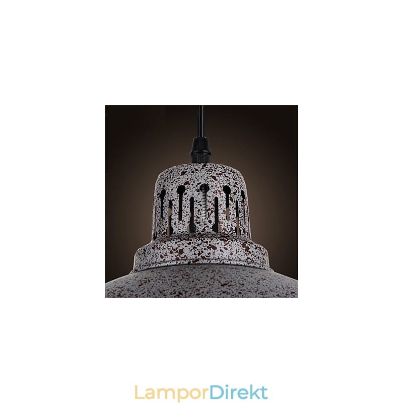 Vintage Metal Dot Pendellampa Med Ett Ljus