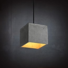 Samtida Och Kontrakterad Retro Cement Pendellampa Light