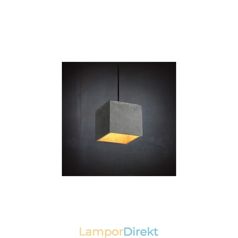 Samtida Och Kontrakterad Retro Cement Pendellampa Light