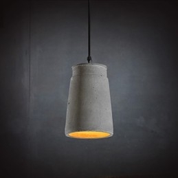 Samtida Och Kontrakterad Retro Cement Pendellampa Light