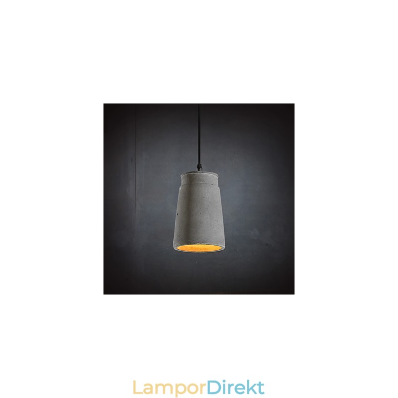 Samtida Och Kontrakterad Retro Cement Pendellampa Light