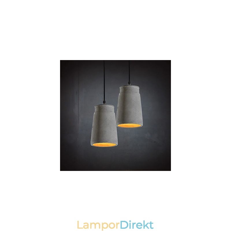 Samtida Och Kontrakterad Retro Cement Pendellampa Light