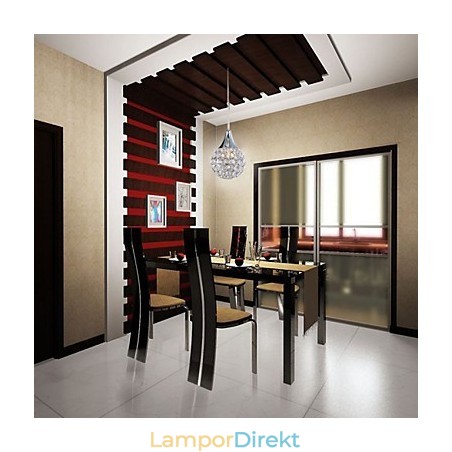 G9 Pendellampa Kristall Modern Contemporary Metal G9 Pendellampa Kristall Modern Contemporary Metal