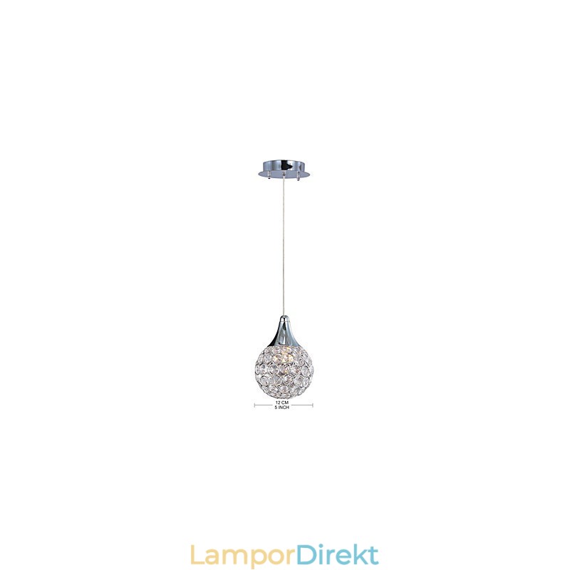 G9 Pendellampa Kristall Modern Contemporary Metal