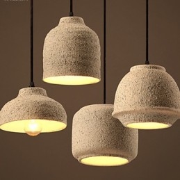Nordic Creative Arts Färgen Sand Keramisk Ljuskrona Lamp Light