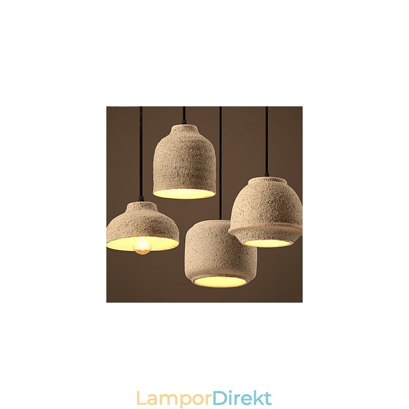 Nordic Creative Arts Färgen Sand Keramisk Ljuskrona Lamp Light