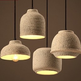 Nordic Creative Arts Färgen Sand Keramisk Ljuskrona Lamp Light