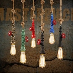 Pendellampor Traditionell Klassisk Vintage Retro Metall