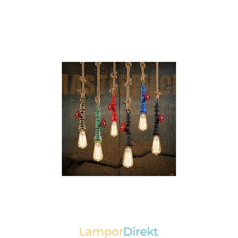 Pendellampor Traditionell Klassisk Vintage Retro Metall