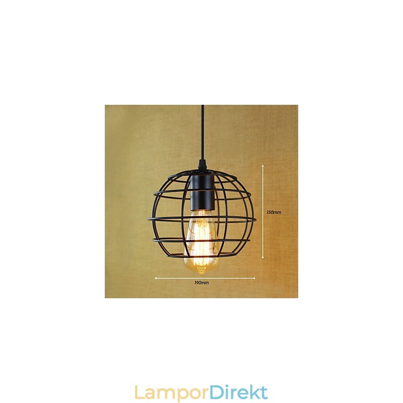 Pendellampor Traditionell Klassisk Vintage Retro Country Garage Metal