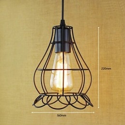Pendellampor Traditionell Klassisk Vintage Retro Country Garage Metal