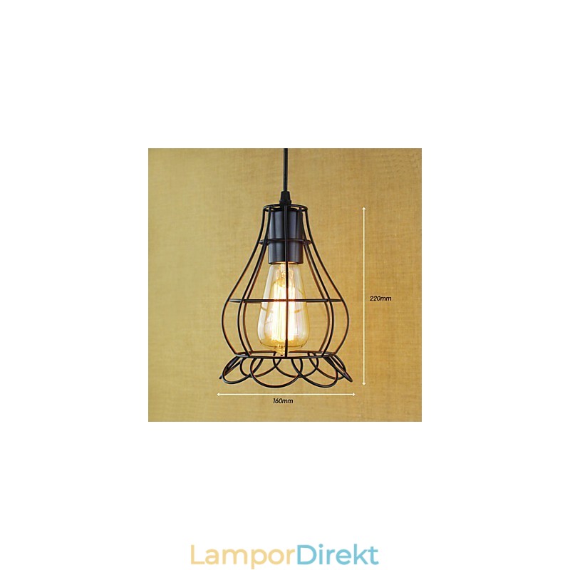 Pendellampor Traditionell Klassisk Vintage Retro Country Garage Metal