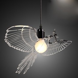 Kreativ Modern Modedekoration I Rostfritt Stål Bird Bird Droplight Lampa