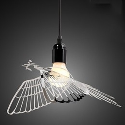 Kreativ Modern Modedekoration I Rostfritt Stål Bird Bird Droplight Lampa