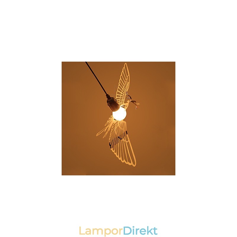 Kreativ Modern Modedekoration I Rostfritt Stål Bird Bird Droplight Lampa