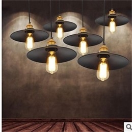 American Minimalist Retro 1 Iron Chandelier