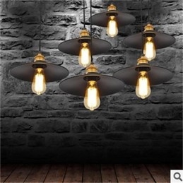 American Minimalist Retro 1 Iron Chandelier