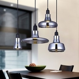 Europeiska Kontrakterade Creative Nordic Design Shadow Glas Ljuskrona Lamp Light
