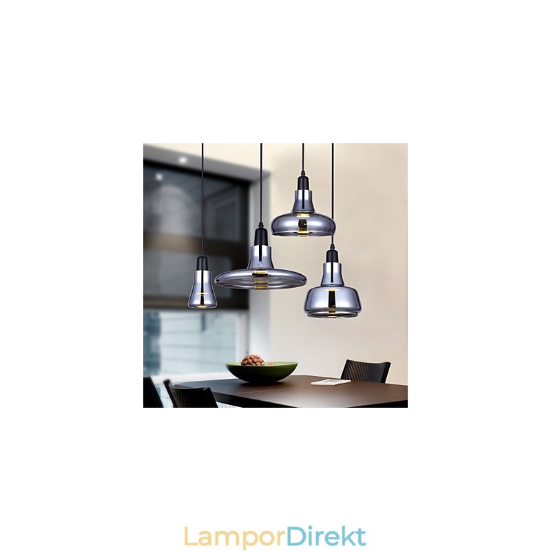 Europeiska Kontrakterade Creative Nordic Design Shadow Glas Ljuskrona Lamp Light