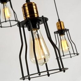 Amerikanskt Land Industriell Individualitet Kreativ Sittande Sex Liten Hob Head Droplight
