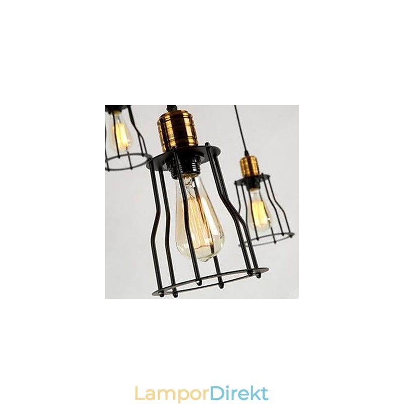 Amerikanskt Land Industriell Individualitet Kreativ Sittande Sex Liten Hob Head Droplight