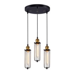Line Country Industriell Stil Kreativ Gladiator Återställer Gamla Sätt Single Head Droplight Pendellampa