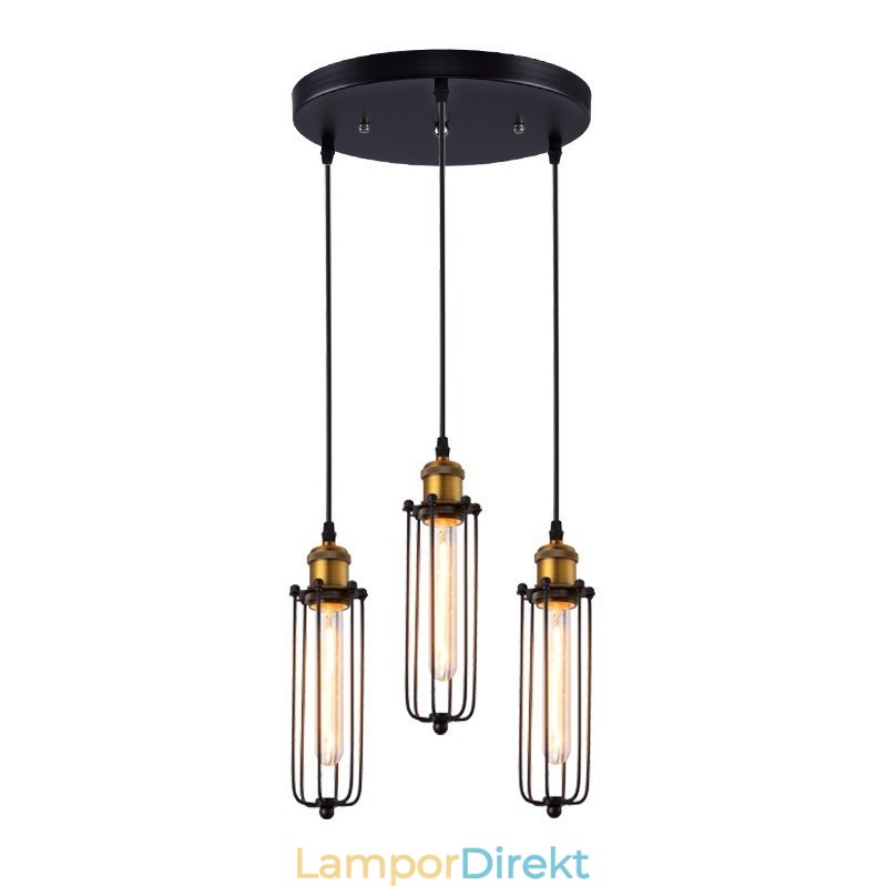 Line Country Industriell Stil Kreativ Gladiator Återställer Gamla Sätt Single Head Droplight Pendellampa