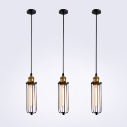 Line Country Industriell Stil Kreativ Gladiator Återställer Gamla Sätt Single Head Droplight Pendellampa