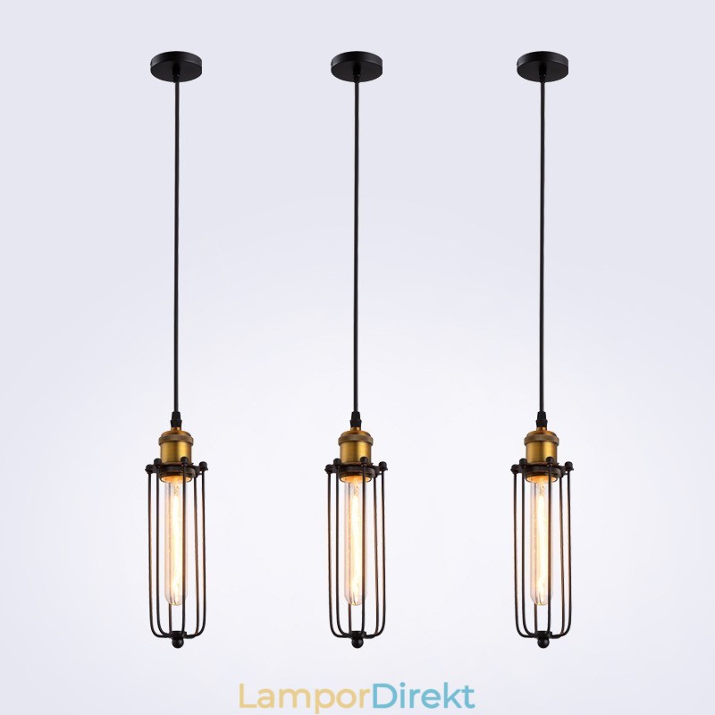 Line Country Industriell Stil Kreativ Gladiator Återställer Gamla Sätt Single Head Droplight Pendellampa