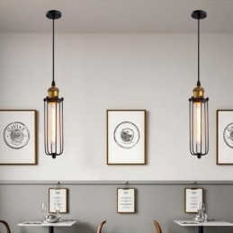 Line Country Industriell Stil Kreativ Gladiator Återställer Gamla Sätt Single Head Droplight Pendellampa