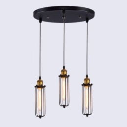 Line Country Industriell Stil Kreativ Gladiator Återställer Gamla Sätt Single Head Droplight Pendellampa